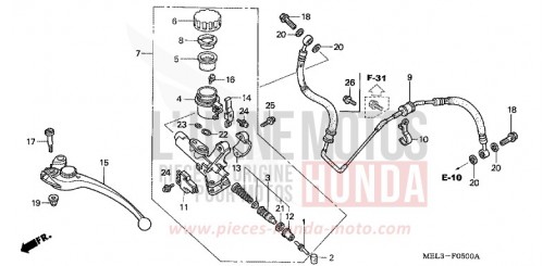 MAITRE-CYLINDRE CBR1000RR4 de 2004